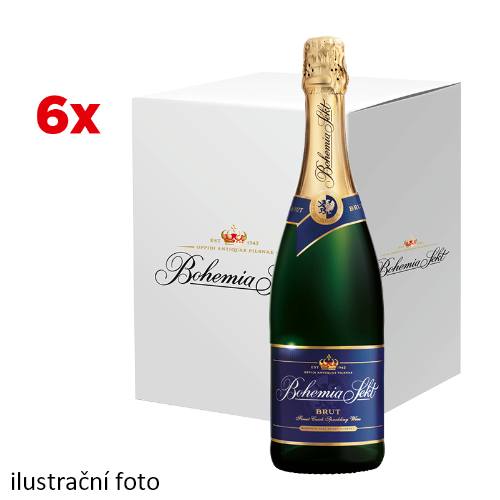 Bohemia Sekt brut 0,75 l - karton 6 ks